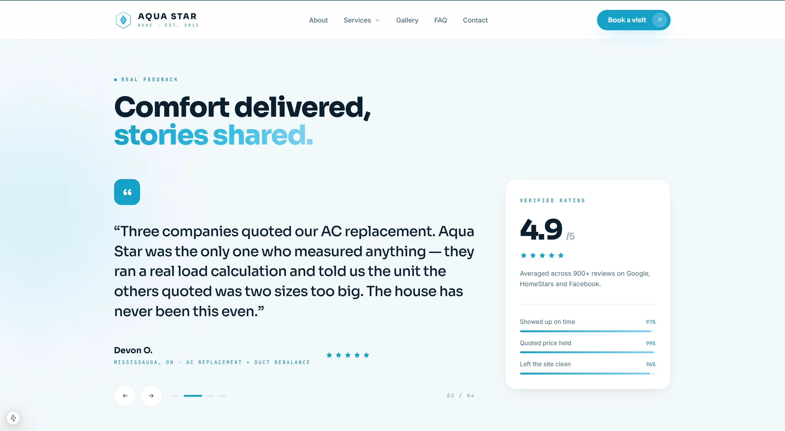 Aqua Star screen 2