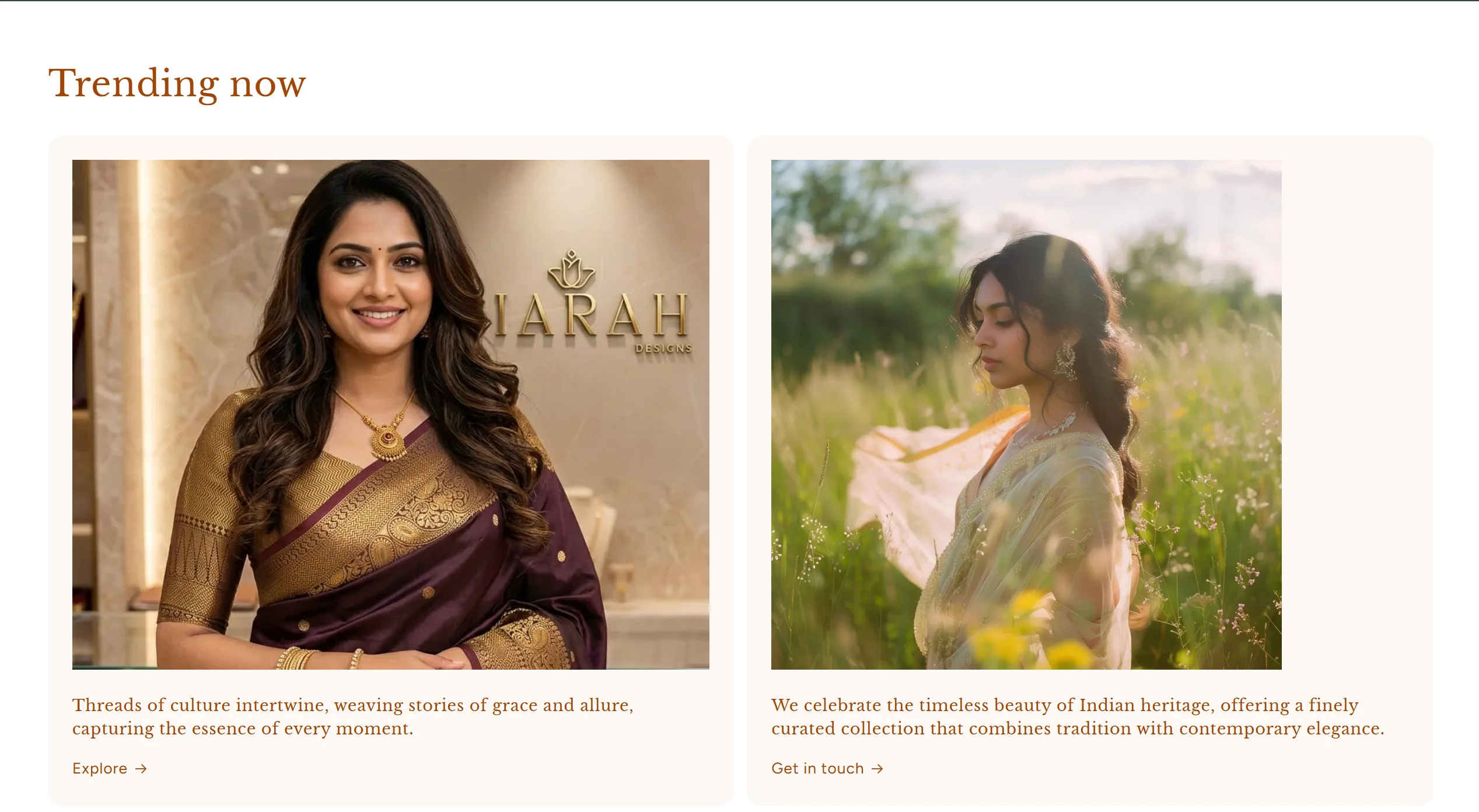 Tiarah Designs screen 2